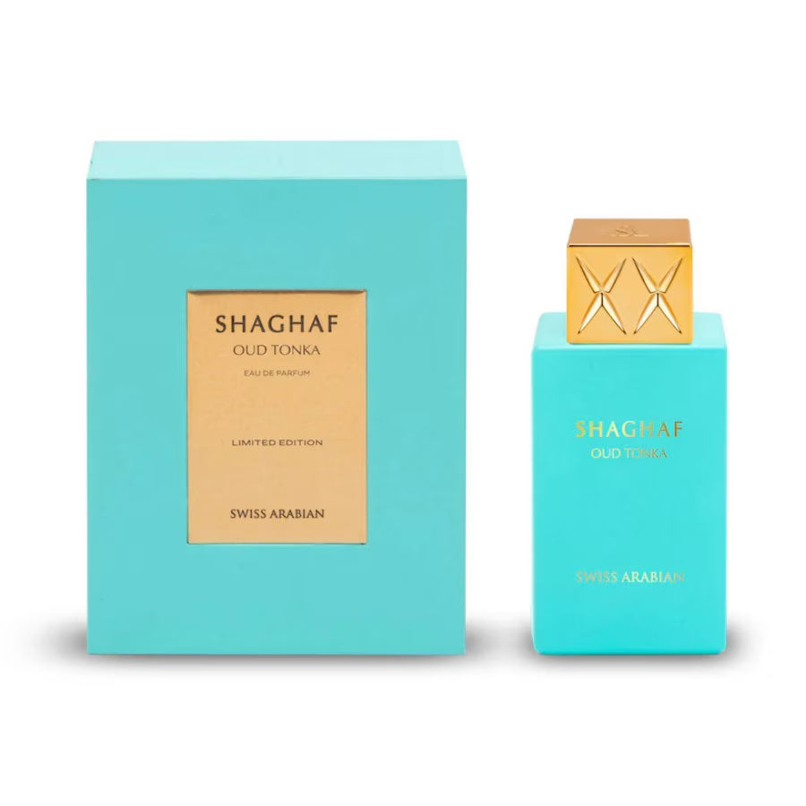 Shaghaf Oud Tonka Eau de Parfum 75ML - Swiss Arabian